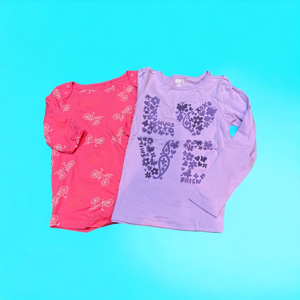(2) Crazy 8 Shirts Girls M 7-8